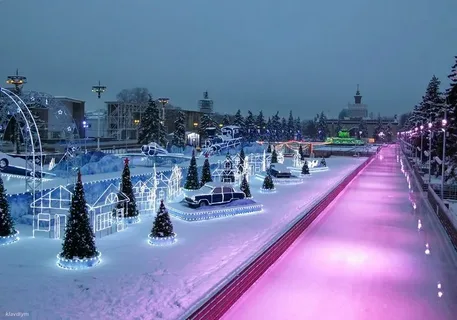 Зимние пейзажи и катки