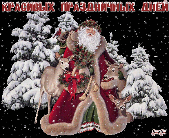 Юмор и праздник: Прикольные новогодние открытки с анимацией