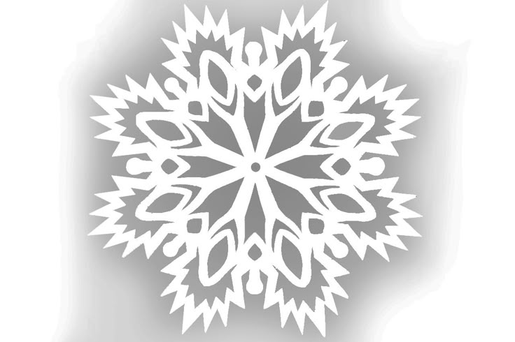 Снежинки для окон на Новый год Лошади 
