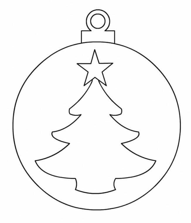 🎁 Шаблоны новогодних шаров