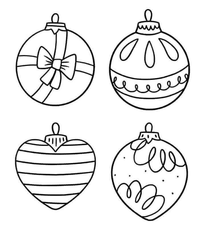 🎁 Шаблоны новогодних шаров
